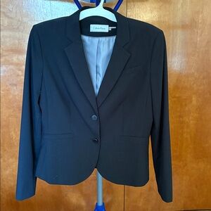 Calvin Klein Elegant Black Suit Jacket